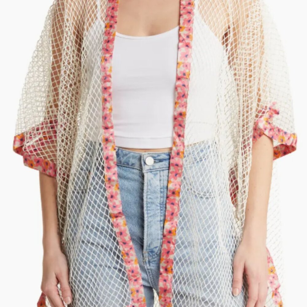 NWT Steve Madden Open Weave Topper